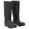 vidaXL Rain Boots Black Size 40 PVC