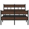 vidaXL Bed Frame without Mattress with Headboard and Footboard 120x190 cm Small Double