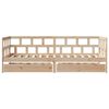 vidaXL Daybed with Drawers without Mattress 80x200 cm Solid Wood