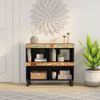 vidaXL Side Cabinet 85x33x75 cm Solid Wood Reclaimed