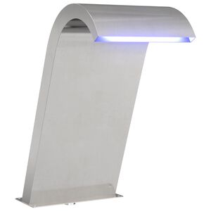 vidaXL Pool Fountain Silver 47 x 31 x 60 cm Stainless Steel