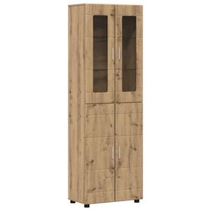 vidaXL Highboard FLORIN 60 x 35 x 182 cm Artisan Oak Engineered Wood