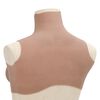 vidaXL Silicone Breastplate Tan D Cup