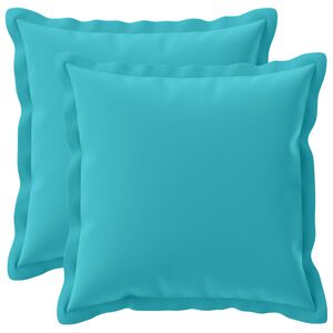 vidaXL Cushion with Pillow HOUTEN 2 pcs Turquoise Polyester