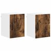 vidaXL Kitchen Cabinet Kalmar 2 pcs Smoked Oak 30 x 31 x 40 cm