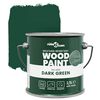 vidaXL Wood Paint Green 16.5 x 16.5 x 15.9 cm Wall Print