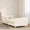 vidaXL Children's Bed Frame with Headboard Cream 80 x 200 cm