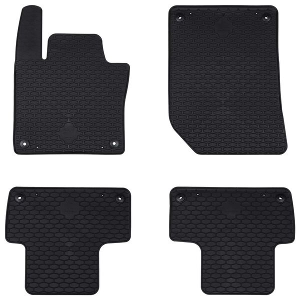 vidaXL Car Mat 4 pcs Black suitable for Volvo XC60 2018- Rubber