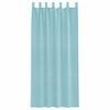 vidaXL Voile Curtains with Loops 2 pcs Turquoise 140x245 cm