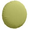 vidaXL Seat Cushions 2 pcs Light Green &Oslash;60 x 21 cm Fabric