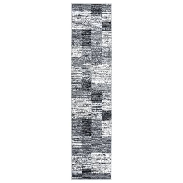 vidaXL Runner Rug BCF Grey 80x350 cm