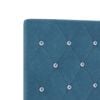 vidaXL Headboard with Headboard Dark Blue 100 cm Faux Leather