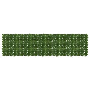 vidaXL Balcony Screen with Leaves Green 300 x 75 cm