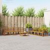 vidaXL Outdoor Sofa Set 9 pcs Natural Solid Acacia Wood