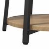 vidaXL Side Table Set 2 pcs Artisan Oak and Black 50 x 50 x 51 cm