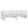 vidaXL Pull-out Day Bed without Mattress White 2x(90x200)cm