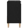 vidaXL Bathroom Cabinet Black Oak 65 x 33 x 60 cm Engineered Wood