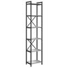 vidaXL Bookshelf Grey sonoma 40 x 30 x 189.5 cm Engineered Wood