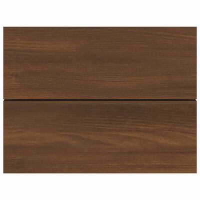 vidaXL Bedside Cabinets Brown Oak 40x30x30 cm Engineered Wood