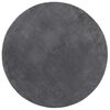 vidaXL Rug HUARTE Short Pile Soft and Washable Anthracite &Oslash; 80 cm