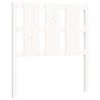 vidaXL Bed Frame without Mattress White 90x190 cm Single Solid Wood Pine