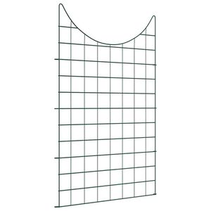 vidaXL Pond Fence Set 8 pcs Green 50 x 80 cm Steel
