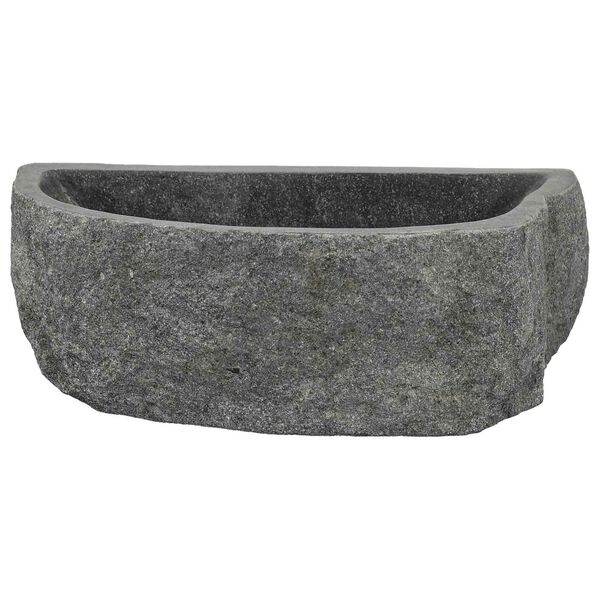 vidaXL Wall-mounted Basin Grey 45 x 35 x 15 cm River Stone