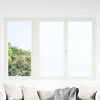 vidaXL Window Films 5 pcs Static Frosted White PVC