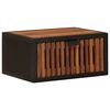 vidaXL Handmade Bedside Cabinet Natural 40 x 30 x 20 cm