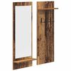 vidaXL Wall-Mounted Coat Rack Old Wood 70 x 10 x 90 cm Engineered wood