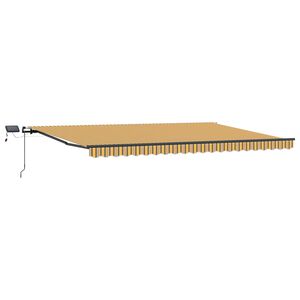 vidaXL Retractable Awning Multicolour 500 x 350 cm