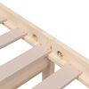 vidaXL Bed Frame without Mattress Solid Wood 75x190 cm Small Single Small Single