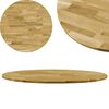 vidaXL Table Top Solid Oak Wood Round 23 mm 500 mm