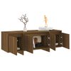 vidaXL TV Cabinet Brown Oak 120x30x40.5 cm Engineered Wood