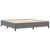 vidaXL Box Spring Bed Light Grey 200 x 200 cm Velvet