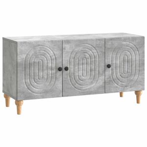 vidaXL TV Cabinet 99 x 34.5 x 50 cm Concrete Grey Engineered Wood