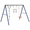 vidaXL Outdoor Swing Set with Swing. Trapeze. Disc Swing