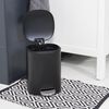 HI Metal Pedal Bin 5 L Black