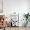 vidaXL Bookshelf Sonoma Oak 56 x 34 x 96 cm Engineered Wood