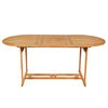 vidaXL 9 Piece Garden Dining Set Solid Teak Wood