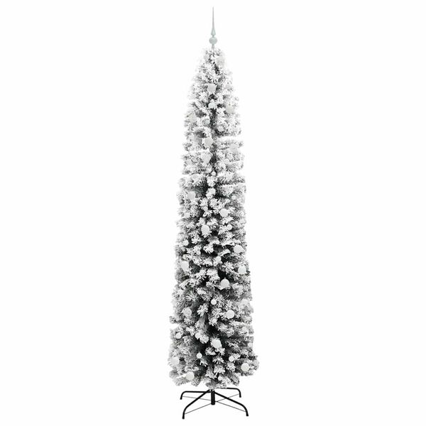 vidaXL Artificial Christmas Tree with 300 LEDs with Stand Green 240 cm