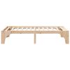 vidaXL Bed Frame Brown 80 x 200 cm Solid Pine Wood