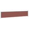vidaXL Patio Retractable Side Awning 117x600 cm Brown