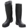 vidaXL Rain Boots Black Size 45 PVC