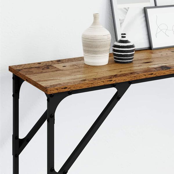 vidaXL Console Table Old Wood 200 x 29 x 75 cm