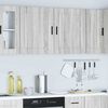 vidaXL Kitchen Wall Cabinets 2 pcs&nbsp;Porto Grey Sonoma Engineered Wood