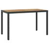 vidaXL Outdoor Table | Black and Brown