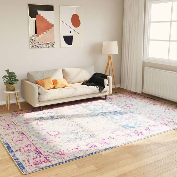 vidaXL Rug Washable Multicolour 190x300 cm