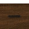 vidaXL Sideboard Brown Oak 34.5x34x90 cm Engineered Wood