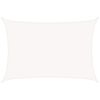 vidaXL Sunshade Sail 160 g/m&sup2; White 3x4.5 m HDPE